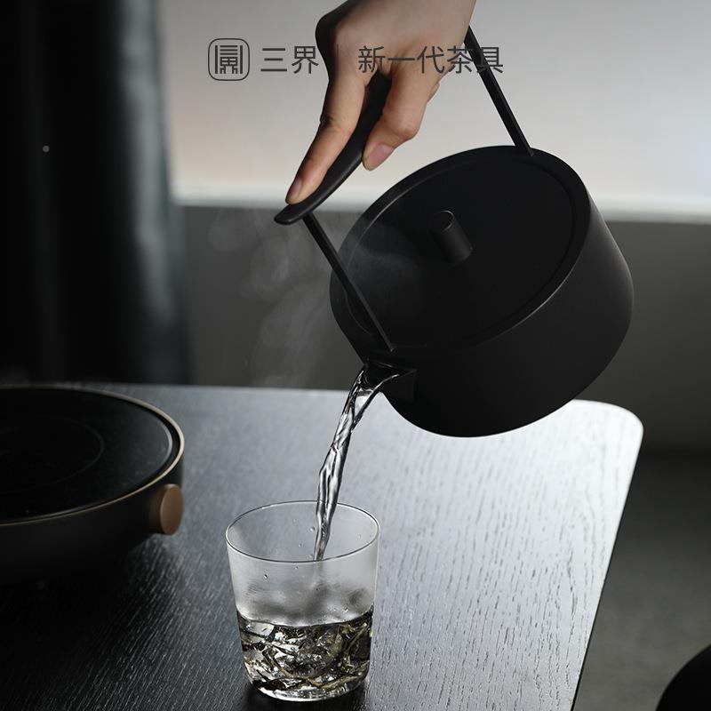 品三界茶具锈壶煮257水泡茶新器电陶炉茶烧水套装家用不钢耐高温