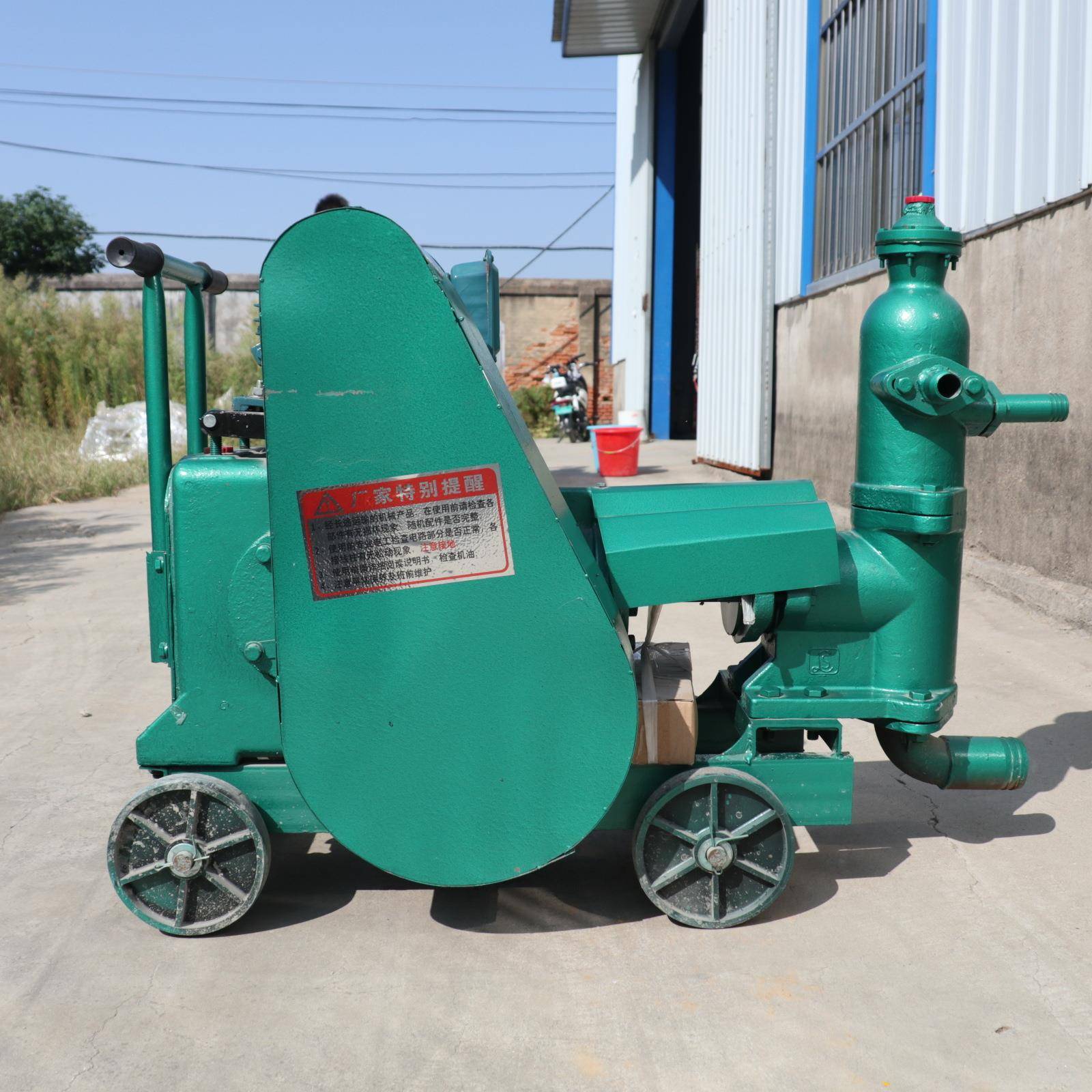 U-B注-3灰浆注浆单杠活塞建筑工机程快速水泥浆机UB6双191缸砂浆