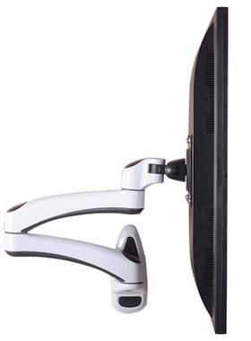 万向旋转叠挂FE112W架显示器支铝合金壁挂工业双节折伸1缩FE12架W