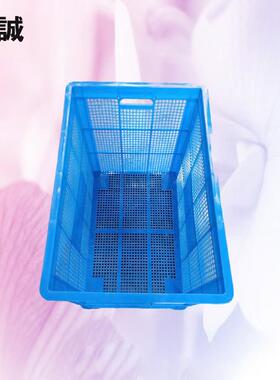 多种规蓝色塑料大筐塑料方筐周转筐衣物纳收筐LKO流周转物筐格蔬