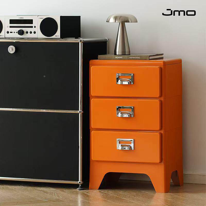 式复古卧三斗柜室抽床头柜沙发边柜ins拉手屉收纳柜81261日ins风