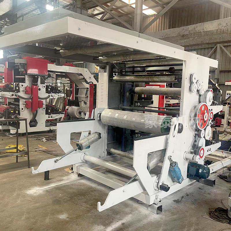 流快递中袋物打包袋编织覆转膜袋胶版单版面六YT2-1000色凸版柔印