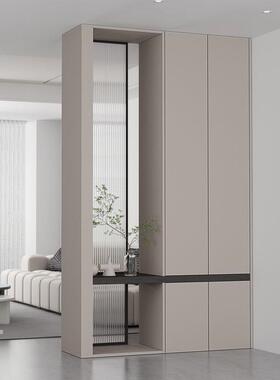 入户玄一简关柜鞋柜423一体收纳柜现代客厅屏风隔断轻奢约鞋包体