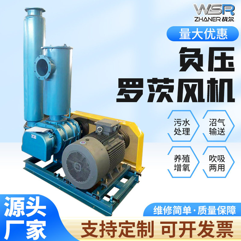 战尔负压三叶罗茨鼓风机吸吹两用厂家直销负压进口过滤器罗茨风机