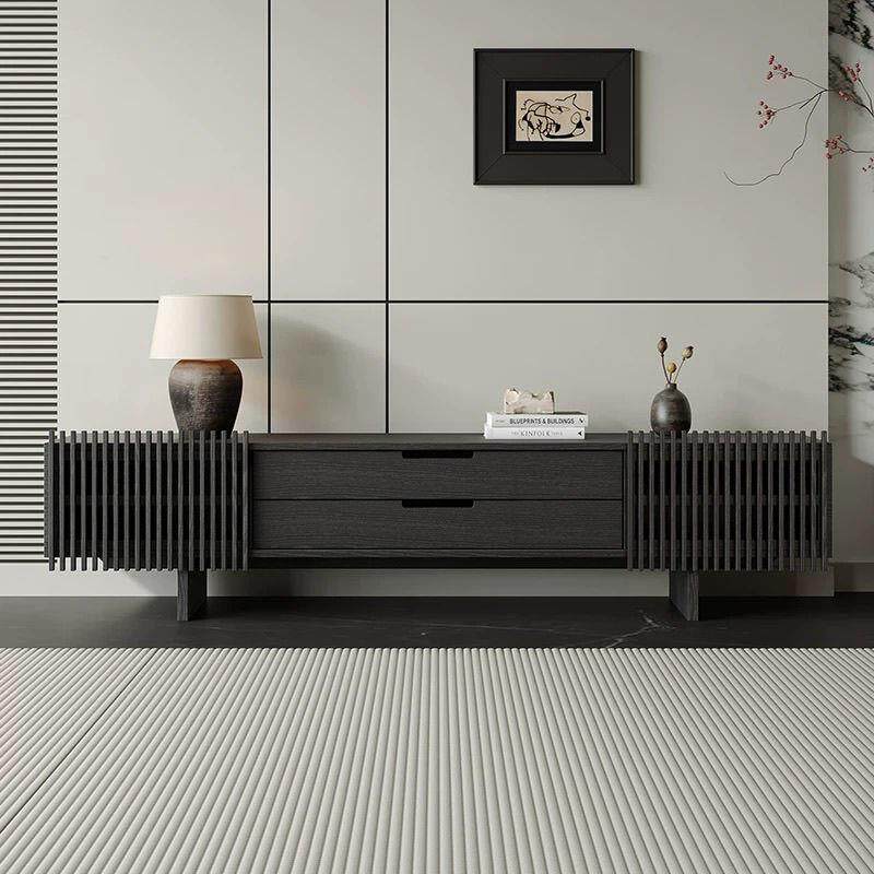 意式极简高级感电视柜茶几现代简约客厅家用实木轻奢高柜2026新款