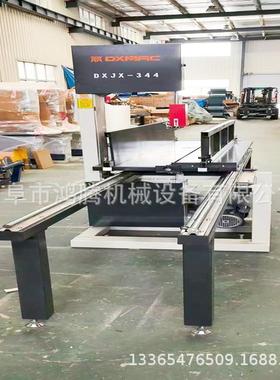 海绵切割效率高切面光滑无毛刺加宽无齿锯条立式滑轨推台带锯机