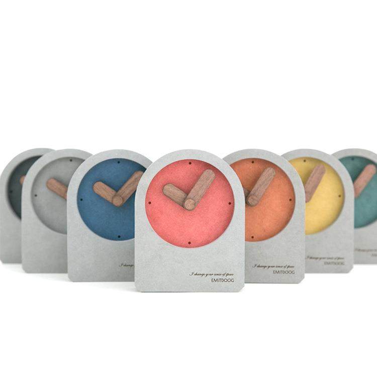 现代简约台式座钟桌面创意居家卧室座钟静音北欧床头钟表