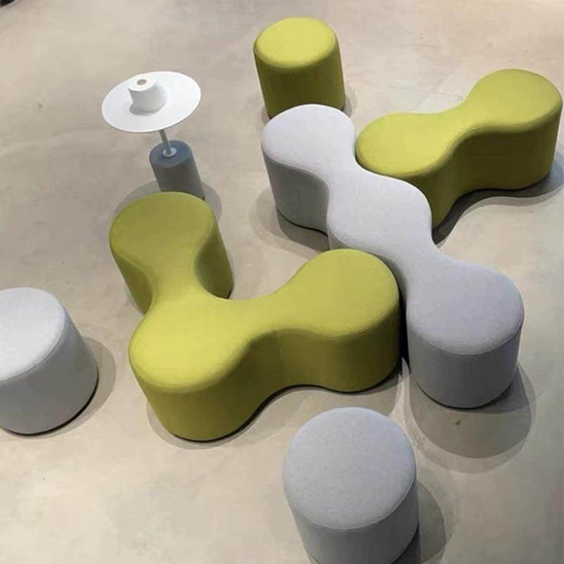 设计师创意组合沙发凳北欧异形办公休闲区布艺坐墩服装店墩子矮凳,农用物资,其他肥料,淘宝优惠券,粉丝福利购,淘宝优惠卷