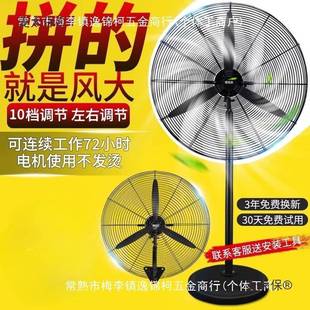 工业电风扇壁扇大功率落地扇扇商用牛角风扇除甲醛大风力商麦太保