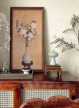 聚瑞图郎世宁新中式客厅玄关走廊装饰墙画乔迁送礼办公室书房挂画