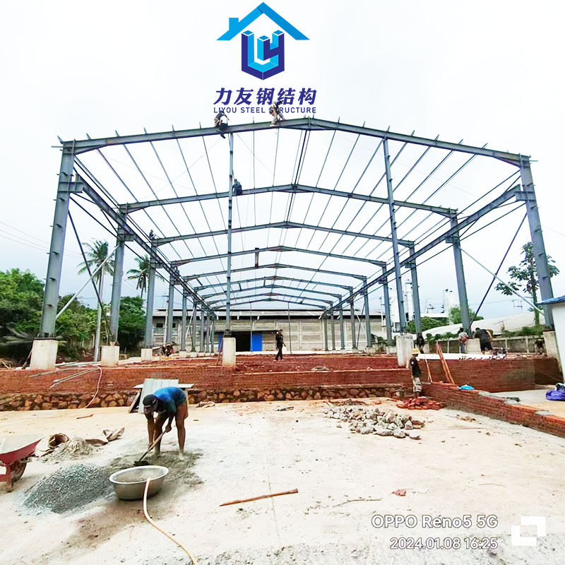 重钢厂房吊车梁行车梁钢桁架大跨度门式刚架H钢订置加工生产厂家