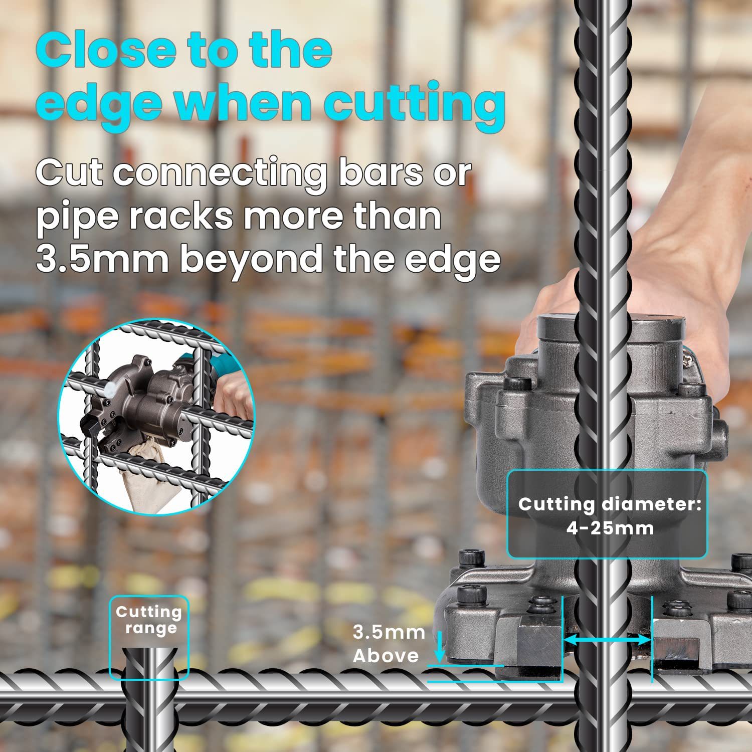 1688宝沃机电手提钢筋切断机冷切锯单人钢管切割机CE重型便携