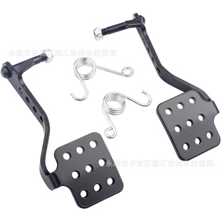 黑196cc 6.5hp卡丁车漂移公路车脚踏板刹车油门加油弹簧 212cc