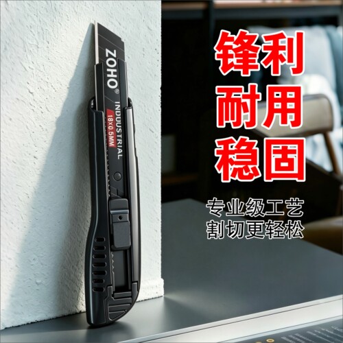 黑刃加厚美工刀锋利耐用