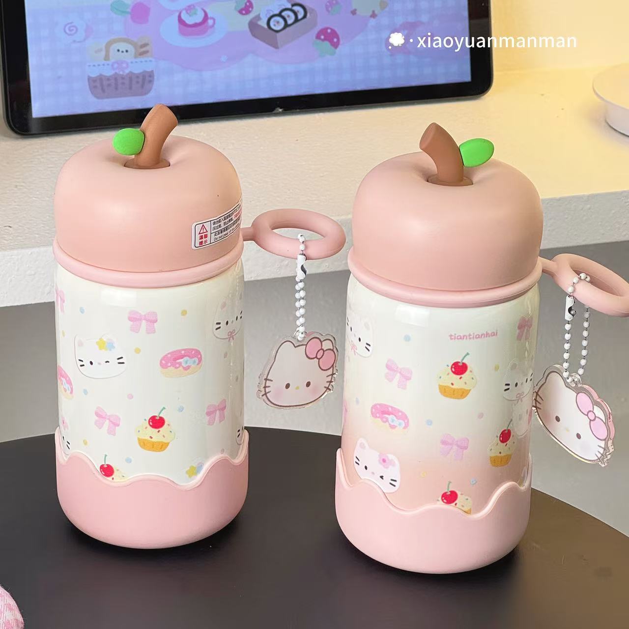 儿童上学专用随行杯耐高温ins风