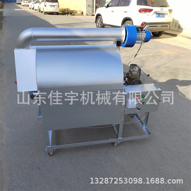电加热不锈钢炒板栗机炒货机商用炒花生炒瓜子糖炒栗子机