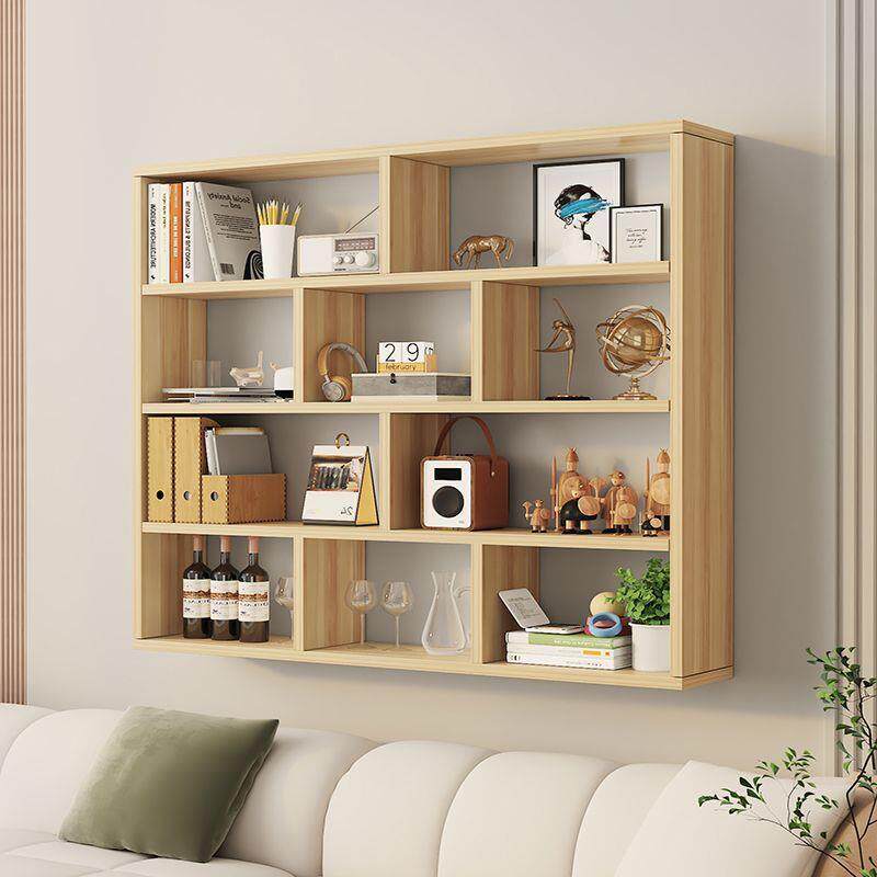 实木壁挂式酒架客厅餐厅饭店墙上悬挂红酒多层置物架酒柜电商