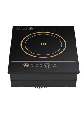 酷为F215A方形触控火锅纯铜款电磁炉800瓦面板17.5*21.5cm