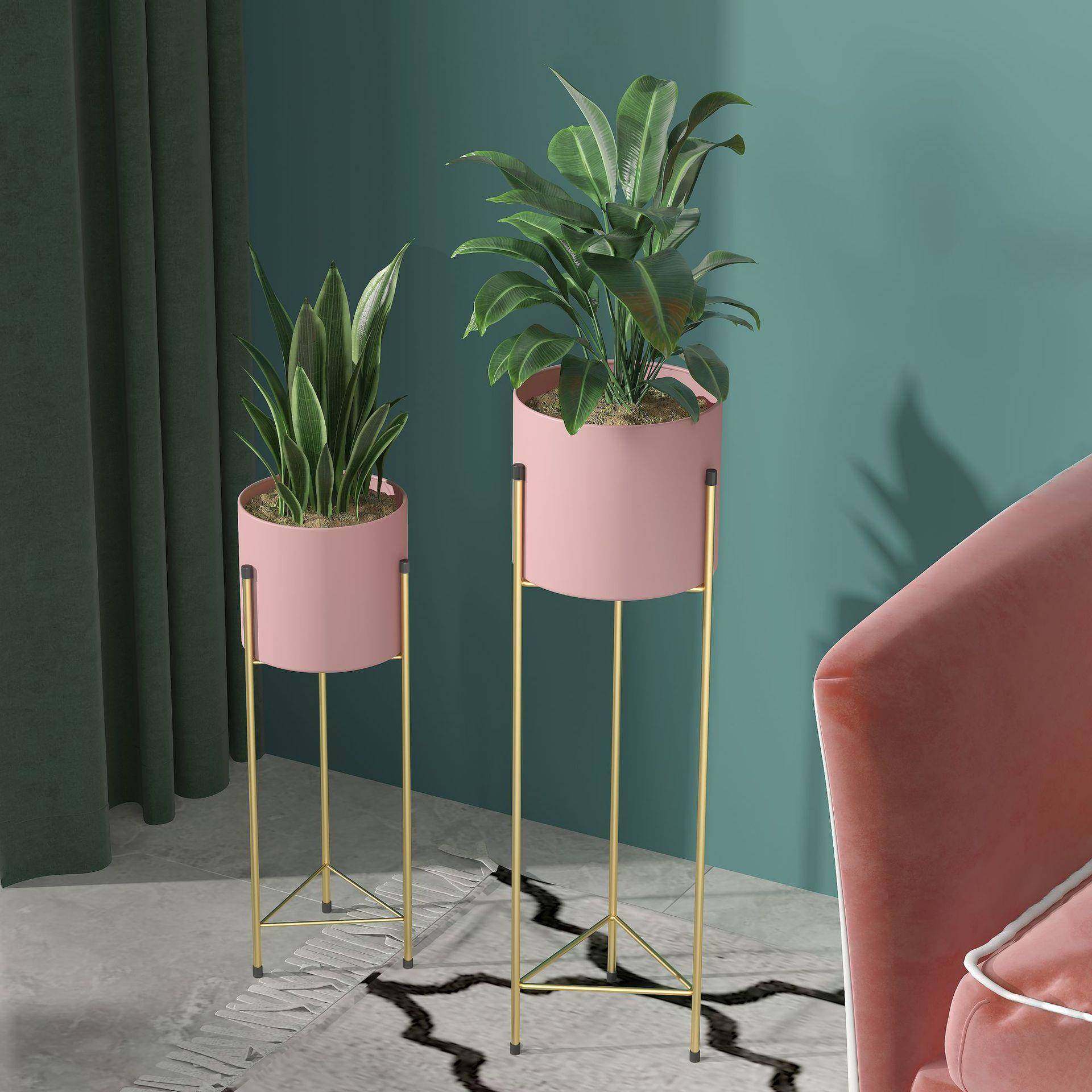 轻奢北欧SJ花架室内铁艺金属花盆绿萝花架子客厅落地式置物架简约,纺织面料/辅料/配套,纺织机械配件,淘宝优惠券,粉丝福利购,淘宝优惠卷