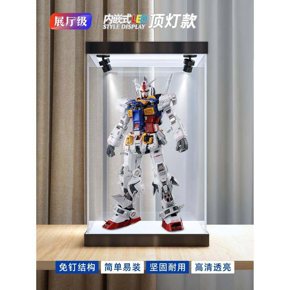 亚达克力展示适0用高达PG1/6HX-GD160全系列敢强袭红色异端高盒透