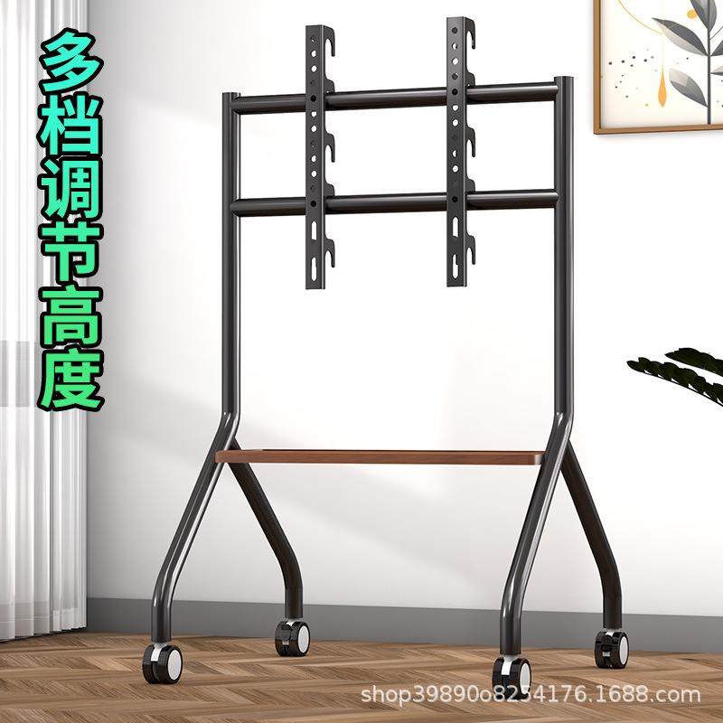 电视机可动支架通用32-无品牌/75移寸落地式带英轮高可调立式度艺