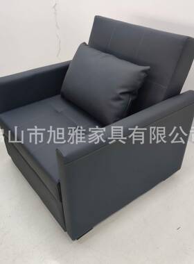 深灰蓝多色单人两用功能NMW可折叠小户简型易书位房办公室沙发床