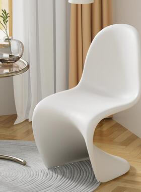 潘东料美人椅网红SIN风塑餐简椅现代约靠背椅子接YQ-PT02待室用洽