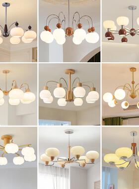 中山灯具法式中古客灯油吊灯复古室主灯魔豆厅奶卧风餐96620厅灯