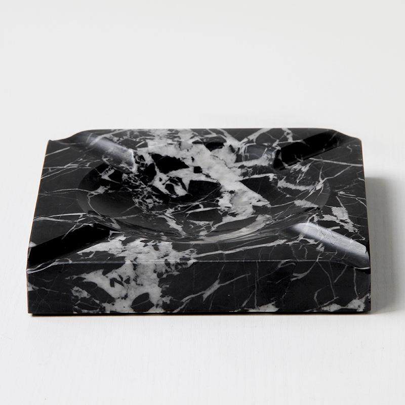 现代简约轻奢天样然大理房石烟灰缸件售楼FSR600部板酒店餐桌摆茶