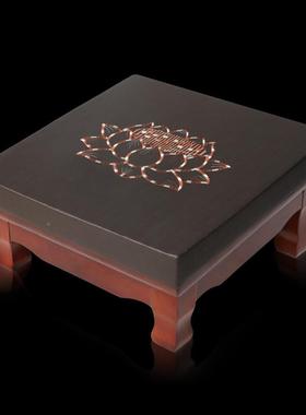 菩缘厂家直批礼用四方木脚拜020椅皮拜垫品家庭礼龛拜垫具通用款