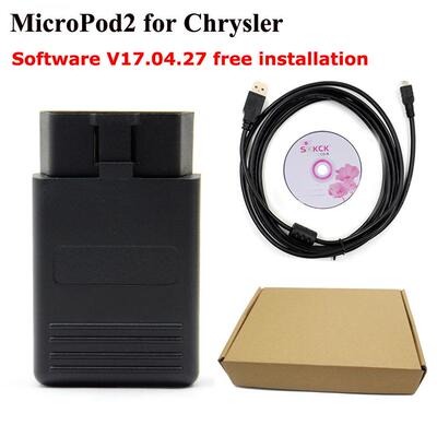 热销MicroPod2wiTech17.04.27OBD2用于克莱斯勒诊断编程