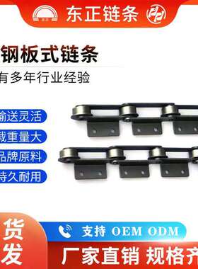 2062弯板链条 双节距2082双孔弯板链条 滚子传动链单双侧弯板链条