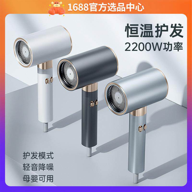 新款蓝光吹风机负离子高速大风力吹风机家用静音发廊专用速干护发