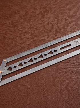 --皮带助定位打孔辅尺皮尺带皮革尺皮具尺手工皮革~DIY可调1848mm