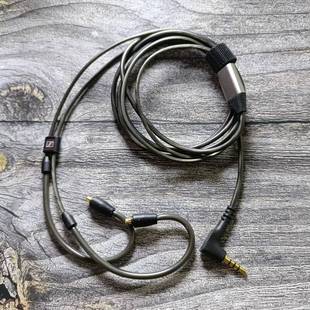 严选森e海ie600耳机i900耳机线MMCX升GJB级2.5MM4.4线MM插头平衡