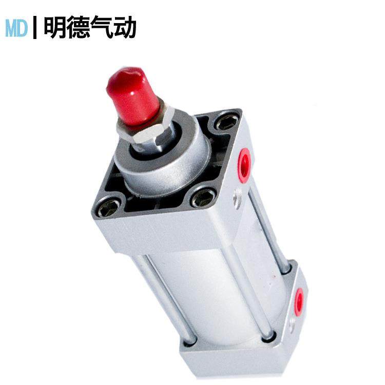 合金可调双作用复0动*式气缸SC50100/150/20/3小型迷你532可带铝