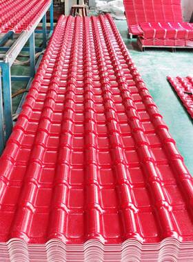 新中式树脂瓦仿古屋面瓦aaDT2151树脂塑瓦屋别墅屋顶檐建材彩s钢