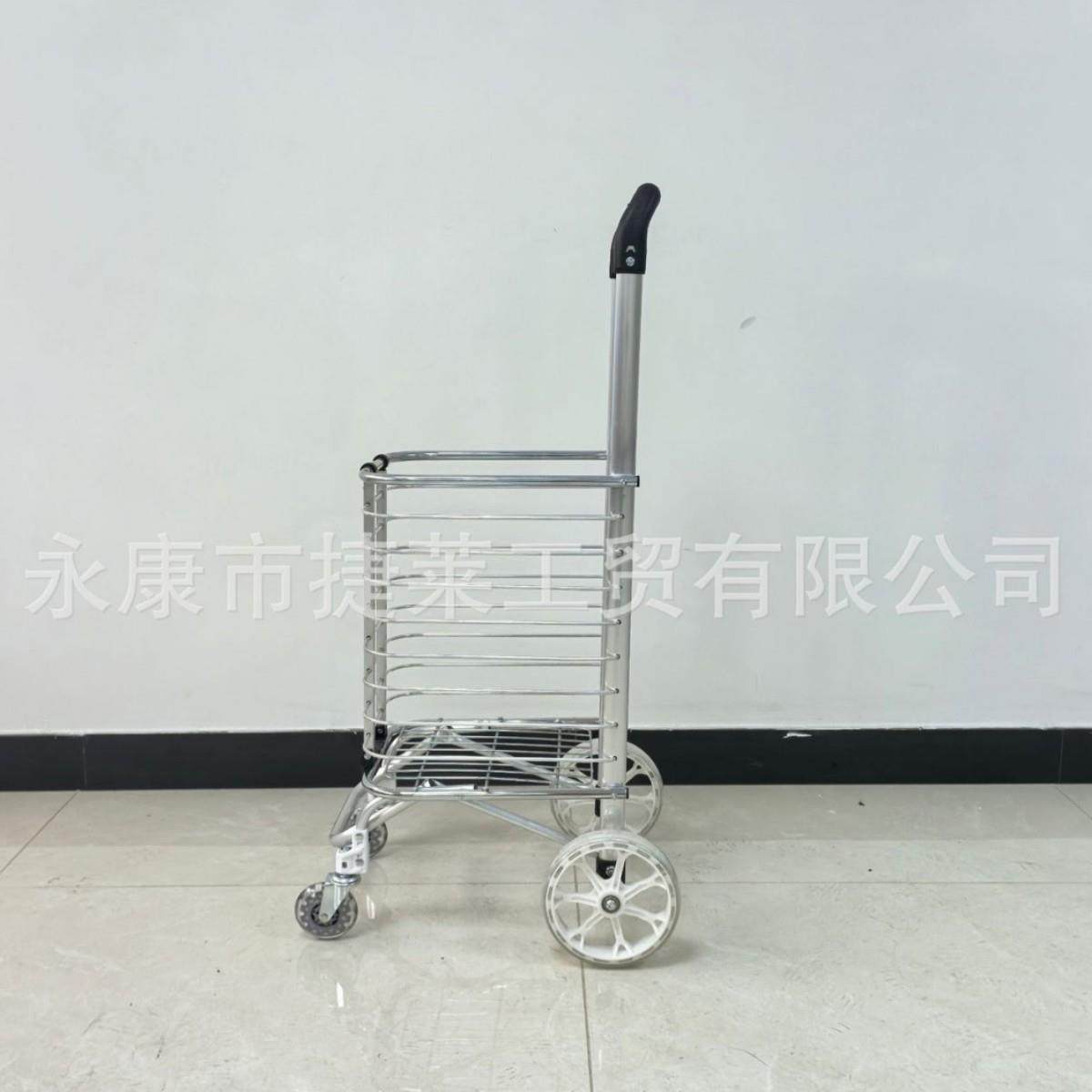 超购物车折叠拉车布袋小拖车广告log菜MVKo老市年人买取杆快递手