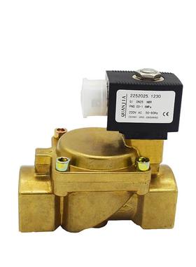 225015导812膜片黄铜电磁阀DN先15G1/2式四分接口水用黄铜电2磁阀