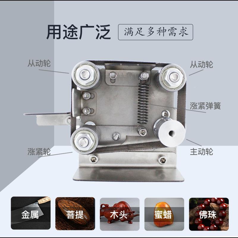 小型带迷电动砂机DI机Y你抛光机台式打WEJ磨机磨刀机开刃磨刀