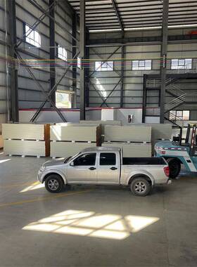 5机制岩棉彩钢夹芯板防火热板隔墙保温板隔外音0mm泡沫夹芯753板