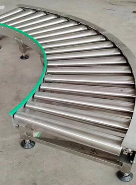 筒厂滚筒转弯机直销流水线装卸货分拣输送线动家OXR力滚输送机