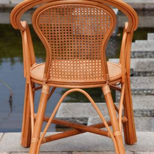 厂家直销天yq00003然藤老人手编工织阳台腾子椅新古典送货上楼其