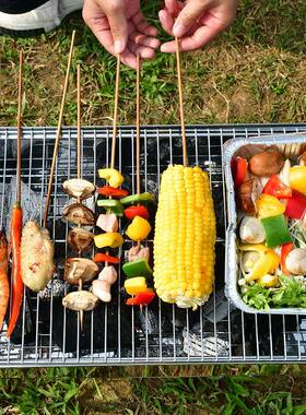 BBQ烧烤钢工具家用烧烤KL1011烤炉烧送烤架7人以上不锈折叠炉（油