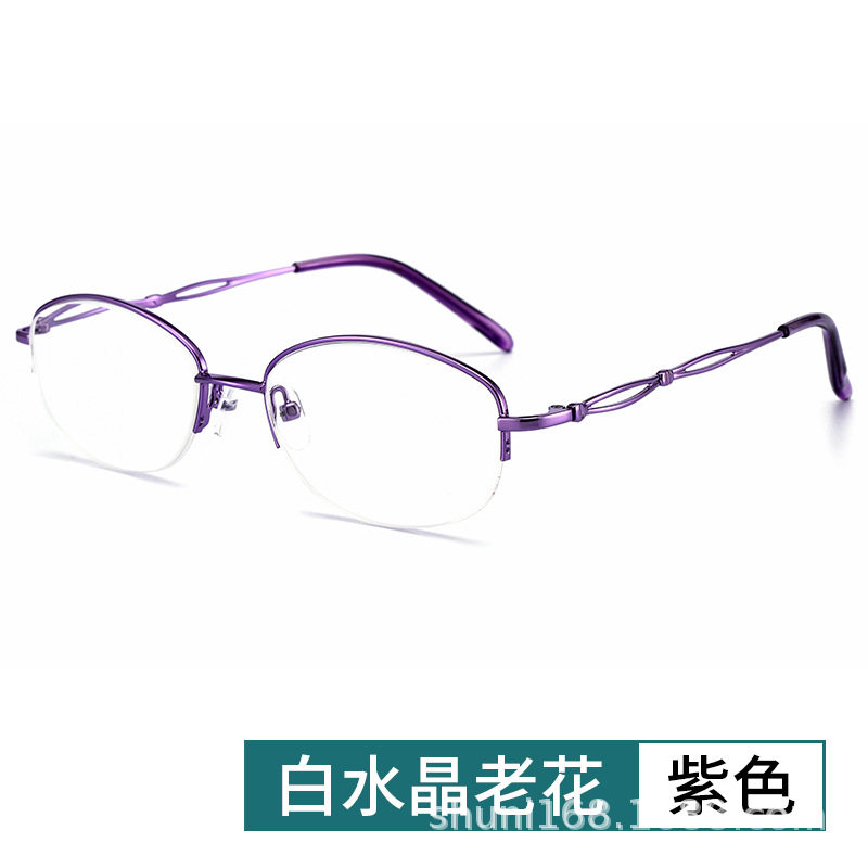 女士优雅镂空防疲劳阅读老花镜