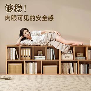 架落地置物架体靠墙书杂物柜矮柜柜组合柜客厅PIH子储一物柜简易