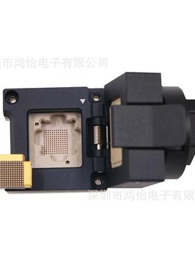 设计BGA/LGALJD封装芯片试有球无球测试夹具座LGA144测座化老烧录