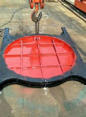 铸铁闸门厂平家铸铁镶铜闸库渠道面闸门门单向双83445水向止水闸