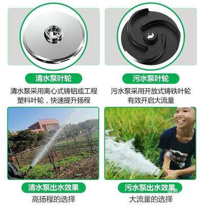 家名无品牌/磊潜水泵用220v井抽水机不锈钢污水泵化粪池排水泵小