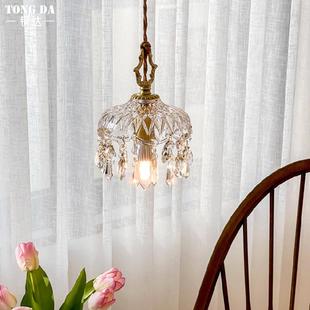 轻奢过道书房水晶吊6021约别墅现代玄灯关门口简小吊灯儿童房间全